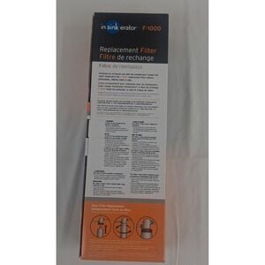 InSinkErator F1000 Replacement Water Filter for Instant Hot Water Dispensers NEW